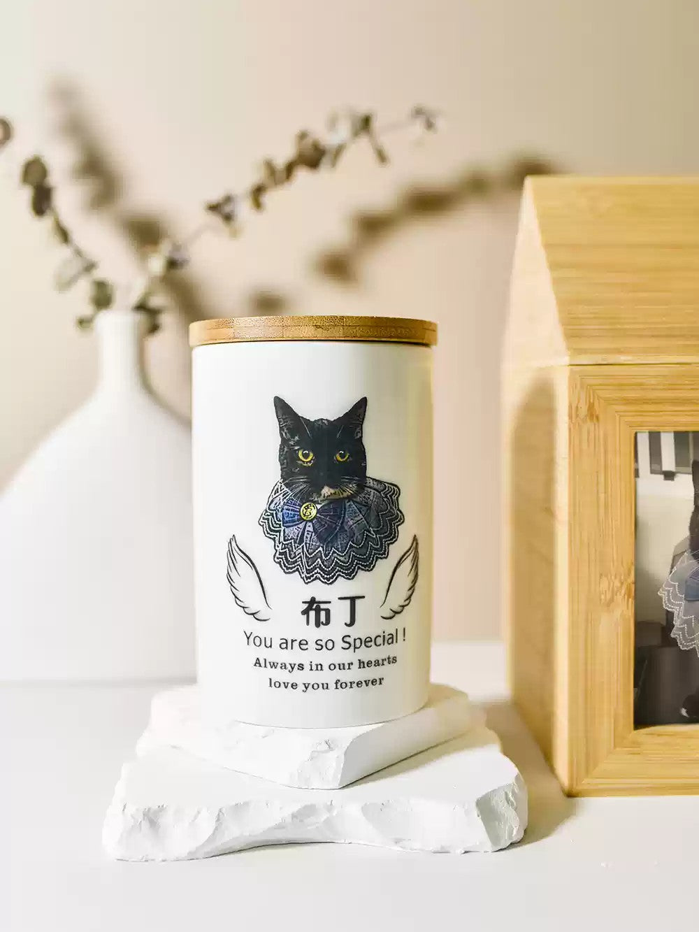 Memorial Pet Kitten Cat Puppy Dog Funeral Urn Souvenir