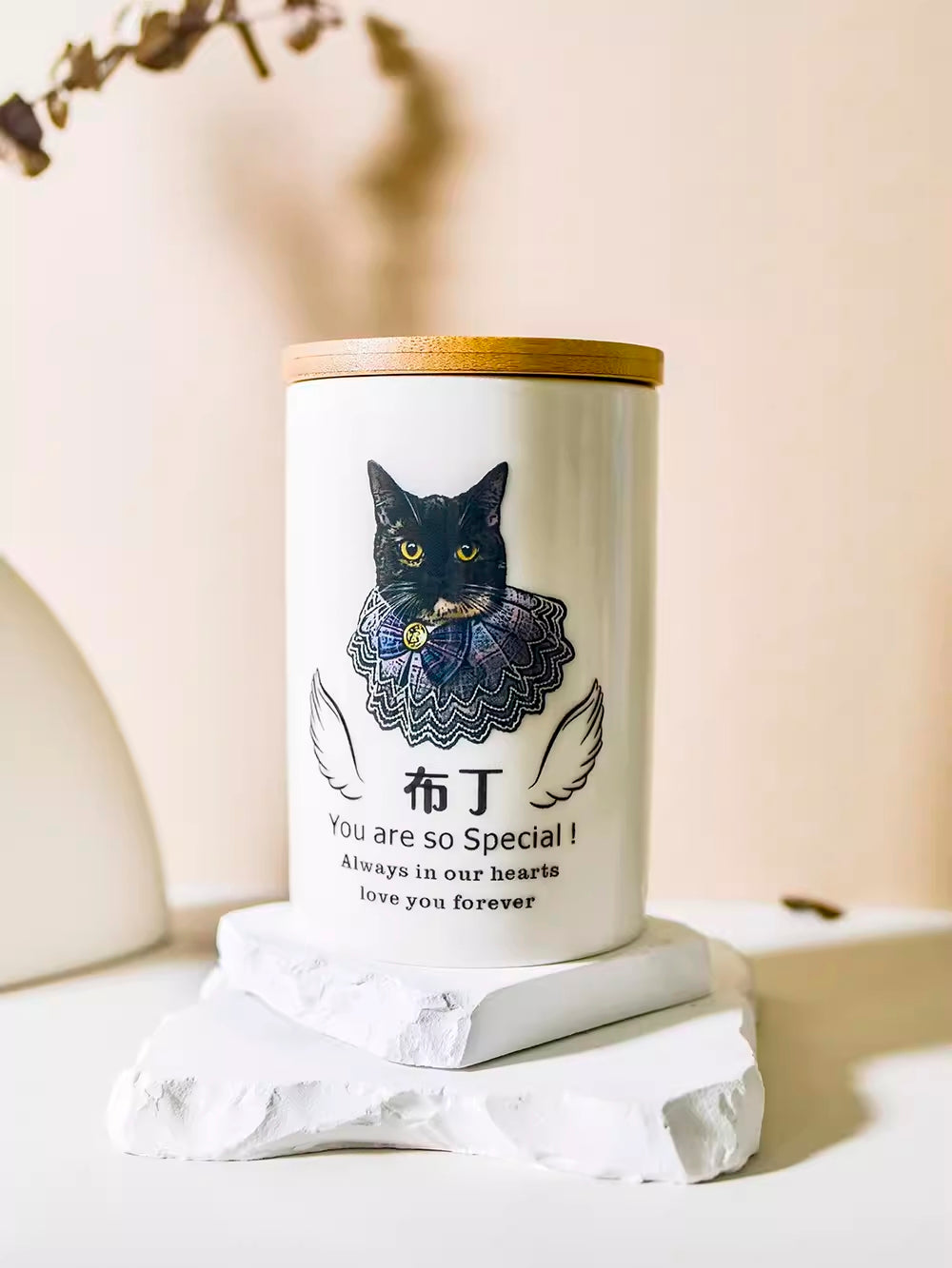 Memorial Pet Kitten Cat Puppy Dog Funeral Urn Souvenir